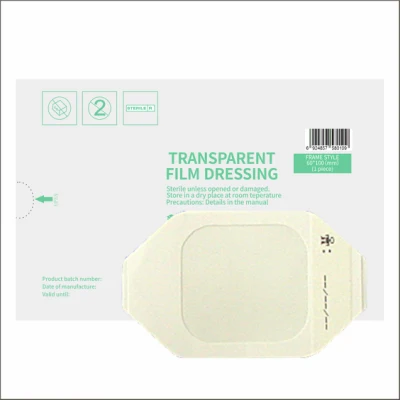 Curativo de filme transparente esterilizado médico com estilos de moldura, almofada, IV, etc em tamanhos diferentes